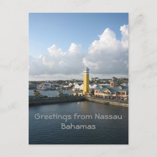 Nassau-haven Briefkaart (Voorkant)