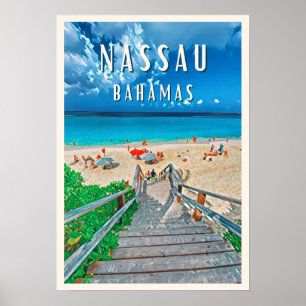Nassau: Het paradijselijk eiland van de Bahama's Poster