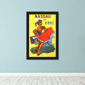 Nassau Jet Canvas Afdruk (Insitu (Houten vloer))