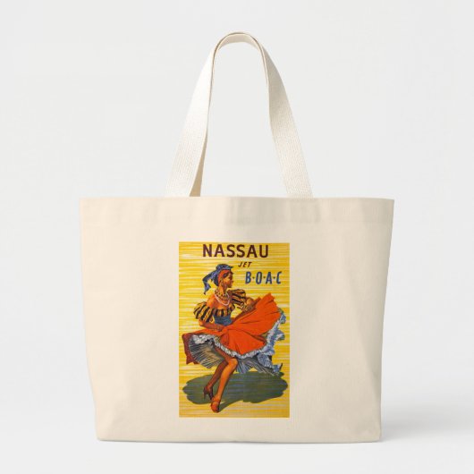 Nassau Jet Grote Tote Bag (Voorkant)