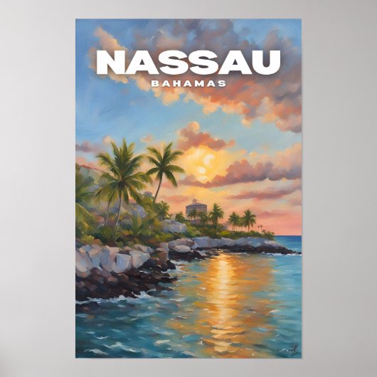 Nassau op de Bahama's Poster (Voorkant)