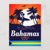 Nassau Palm Tree Bahamas  Souvenirs Briefkaart (Voorkant)