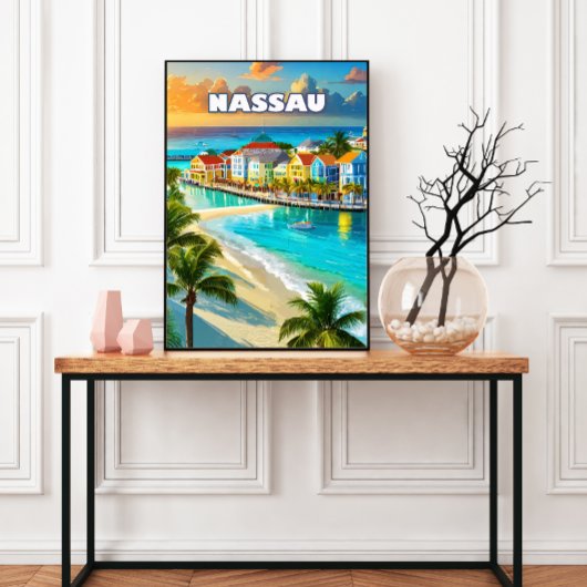 Nassau, pearl of the Bahamas Poster