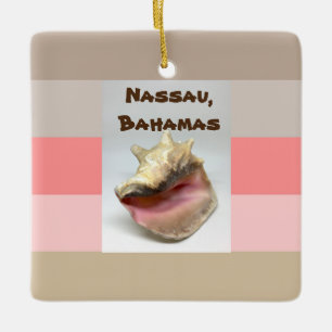 Nassau, schelp van Bahamas Keramisch Ornament