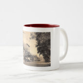 Nassau St., Princeton, New Jersey  Tweekleurige Koffiemok (Voorkant rechts)