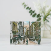 Nassau Street, New York City Briefkaart (Staand voorkant)