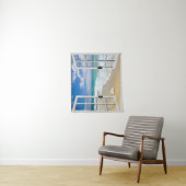 Nassel op doorloopmuur wandkleed (In situ)