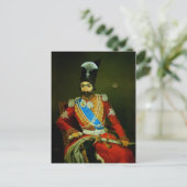 Nasser al-Din Shah Qajar, Shah of Persia Briefkaart (Staand voorkant)