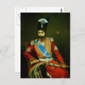 Nasser al-Din Shah Qajar, Shah of Persia Briefkaart (Voorkant / Achterkant)