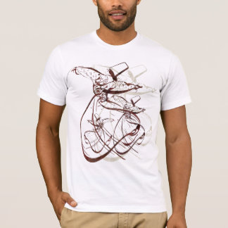 Nastaleeq Sufi Whirling-dans T-shirt