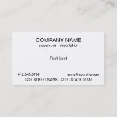 Nastia Visitekaartje (Achterkant)