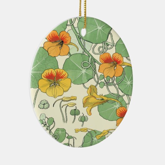 Nasturtia Keramisch Ornament (Rechts)