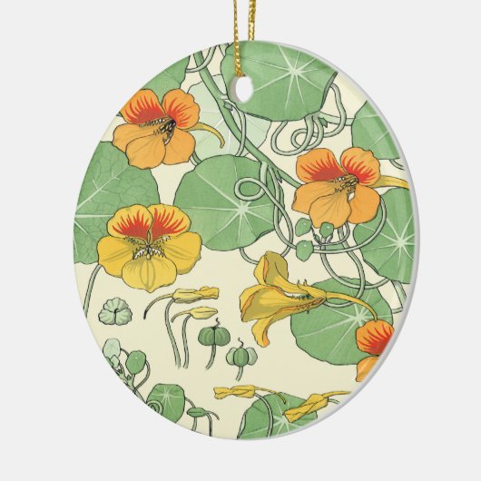 Nasturtia Keramisch Ornament (Links)