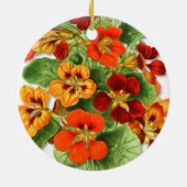  Nasturtia Keramisch Ornament (Achterkant)