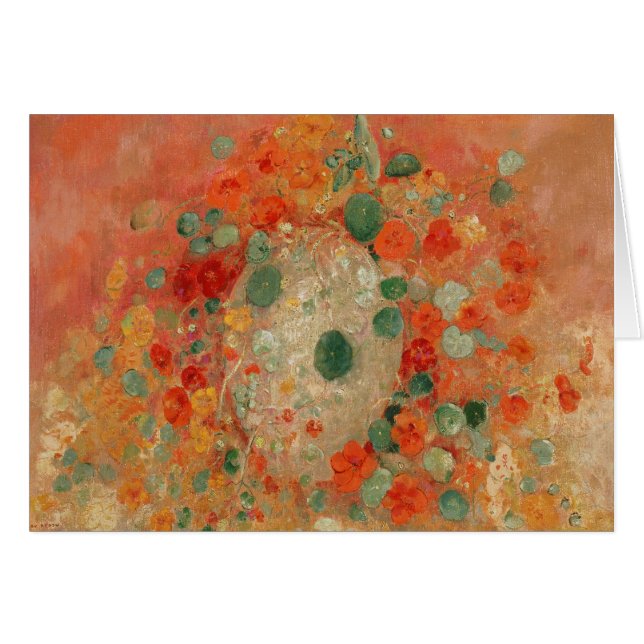 Nasturtica van Odilon Redon (Voorkant Horizontaal)