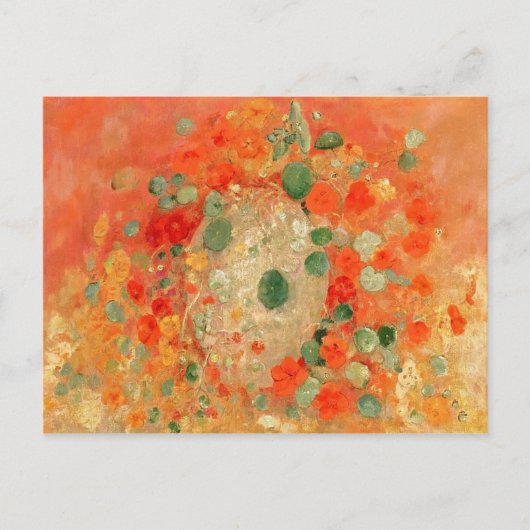 Nasturtica van Odilon Redon Briefkaart (Voorkant)