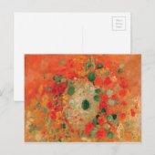Nasturtica van Odilon Redon Feestdagenkaart (Voorkant / Achterkant)
