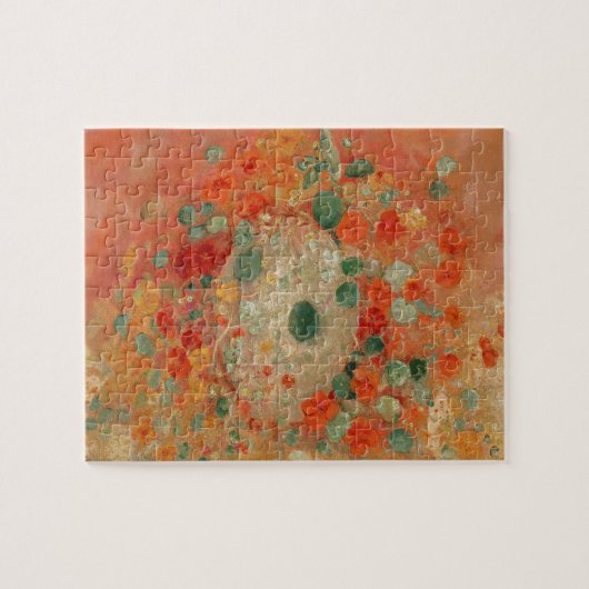 Nasturtica van Odilon Redon Legpuzzel (Horizontaal)