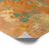 Nasturtica van Odilon Redon Poster (Hoek)