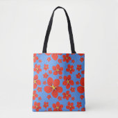 Nasturtium design canvas tas (Voorkant)