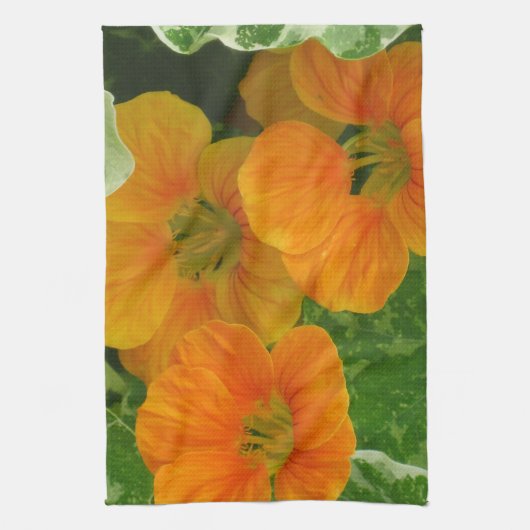 Nasturtium Dish Towel Theedoek (Verticaal)