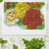 Nasturtium Etiket zaadpakket Theedoek (Gevouwen)