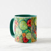 "Nasturtium Fantasy" Mok (Voorkant links)