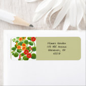 Nasturtium Flower Garden labels (Insitu)