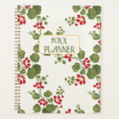 Nasturtium Flowers Cream Weekly Planner (Voorkant)