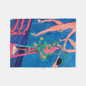 Nasturtium Flowers in de Atelier, Matisse Fleece Deken (Voorkant (Horizontaal))