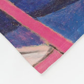 Nasturtium Flowers in de Atelier, Matisse Fleece Deken (Hoek)