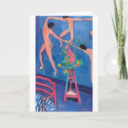 Nasturtium Flowers in de Atelier, Matisse Kaart (Voorkant)