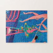 Nasturtium Flowers in de Atelier, Matisse Legpuzzel (Horizontaal)