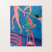 Nasturtium Flowers in de Atelier, Matisse Legpuzzel (Verticaal)