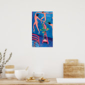 Nasturtium Flowers in de Atelier, Matisse Poster (Keuken)