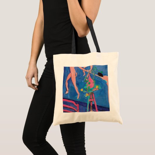 Nasturtium Flowers in de Atelier, Matisse Tote Bag (Voorkant (product))
