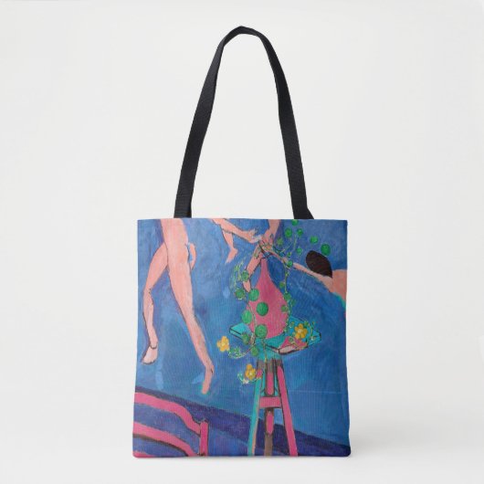 Nasturtium Flowers in de Atelier, Matisse Tote Bag (Voorkant)