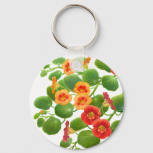 Nasturtium Flowers Sleutelhanger