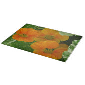 Nasturtium Glass Cutting Board Snijplank (Hoek)