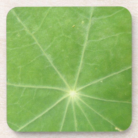 Nasturtium Leaf Cork Onderzetter (Voorkant)