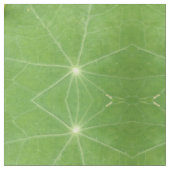 Nasturtium Leaf Floral Patterned Fabric Stof (Close Up)