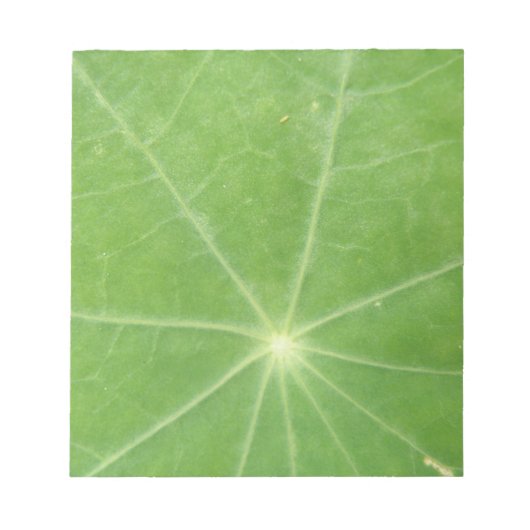Nasturtium Leaf-laptop Notitieblok (Voorkant)