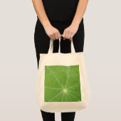 Nasturtium Leaf Organic Grocery Canvas tas (Voorkant (product))