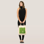 Nasturtium Leaf Organic Grocery Canvas tas (Voorkant (model))