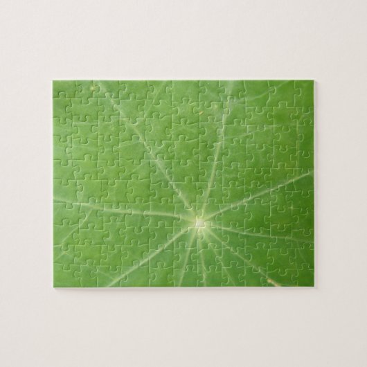 Nasturtium Leaf Puzzle Legpuzzel (Horizontaal)
