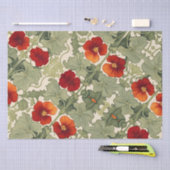 Nasturtium patroon assortiment tissuepapier (Craft)