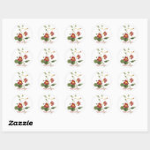 Nasturtium Ronde Sticker (Vel)