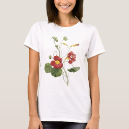 nasturtium (Tropaeolum majus) van Redouté T-shirt