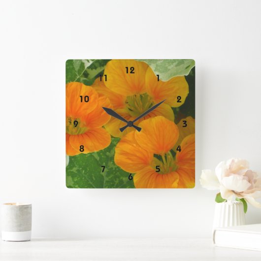 Nasturtium Wall klok (Huis)