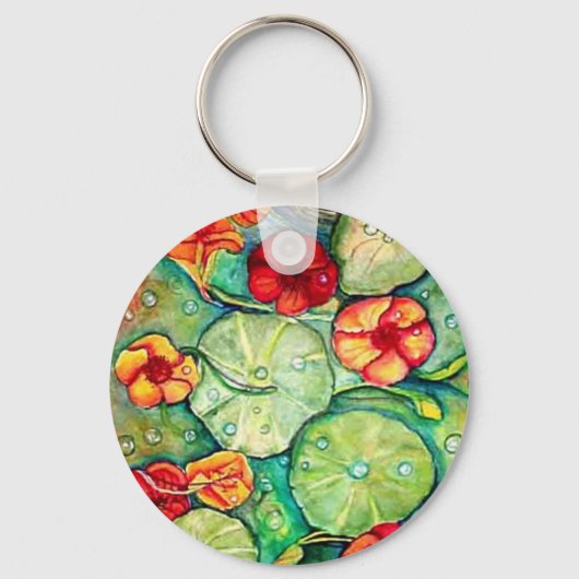 Nasturtium Water Fantasy Sleutelhanger (Voorkant)